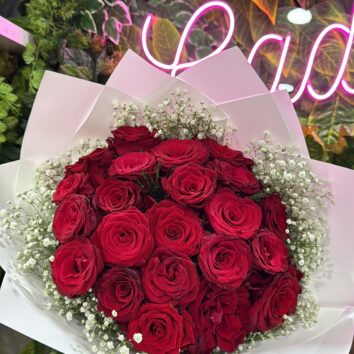 25 Lİ GÜL BUKETİ